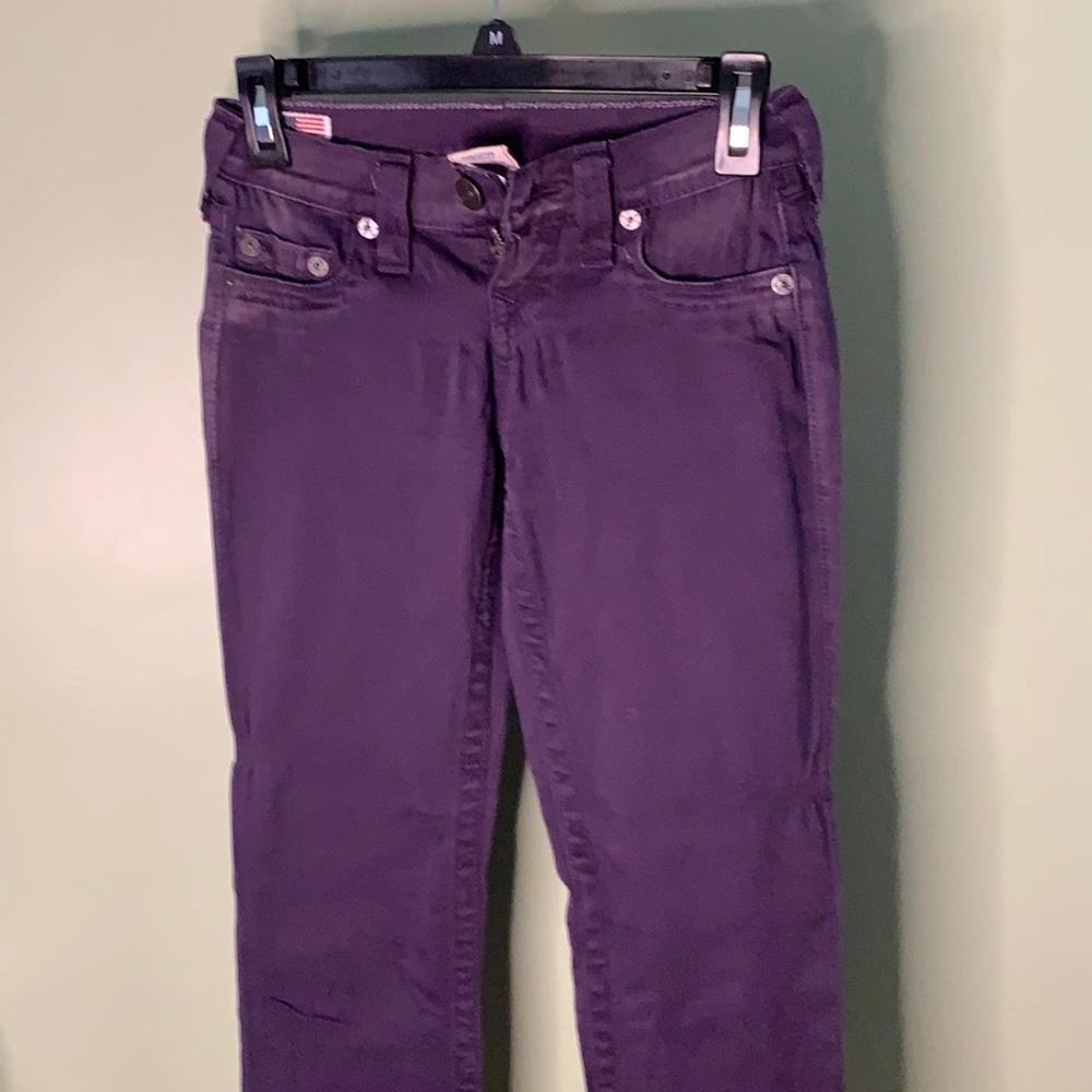 Purple true religion jeans